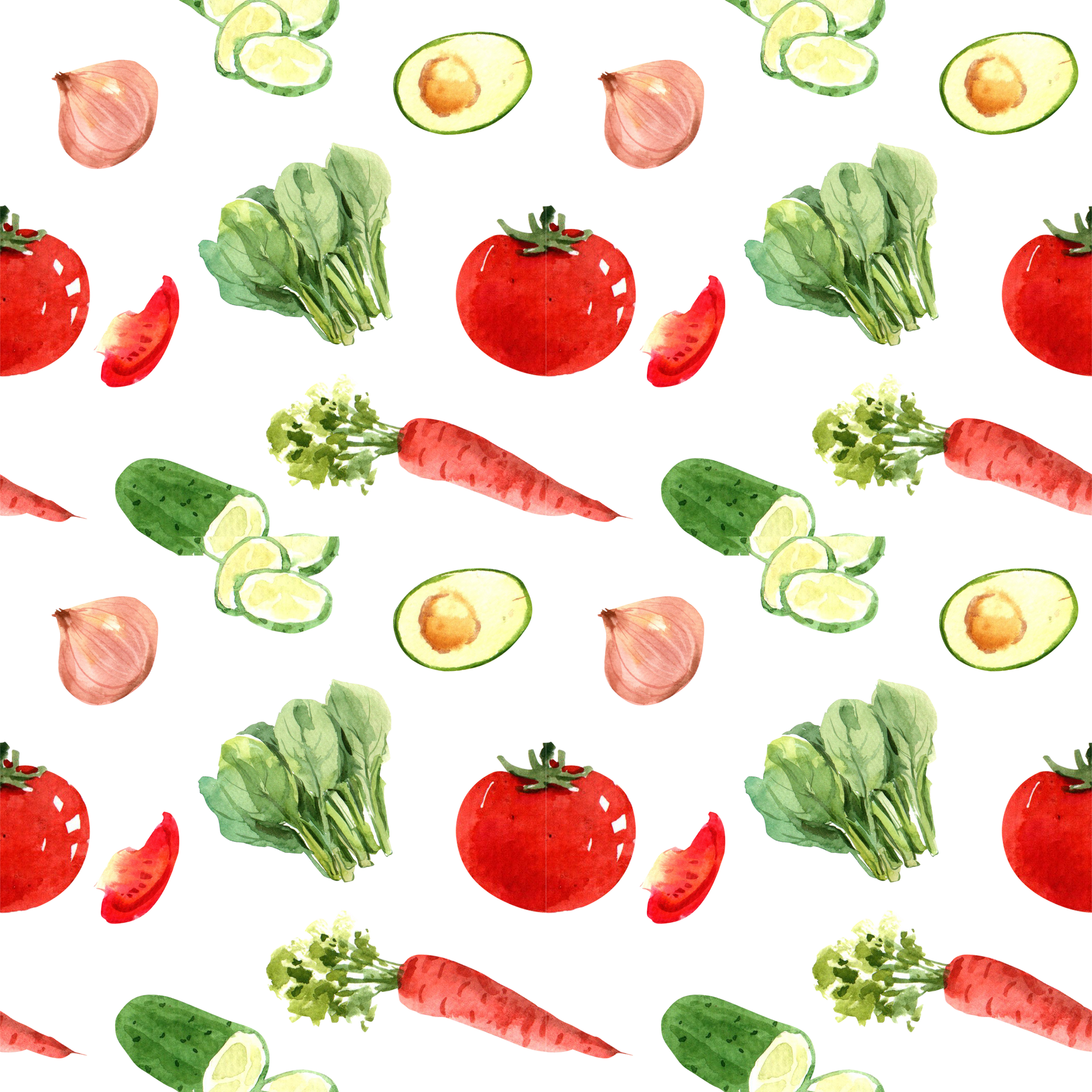 Fruits and Vegetables Pattern